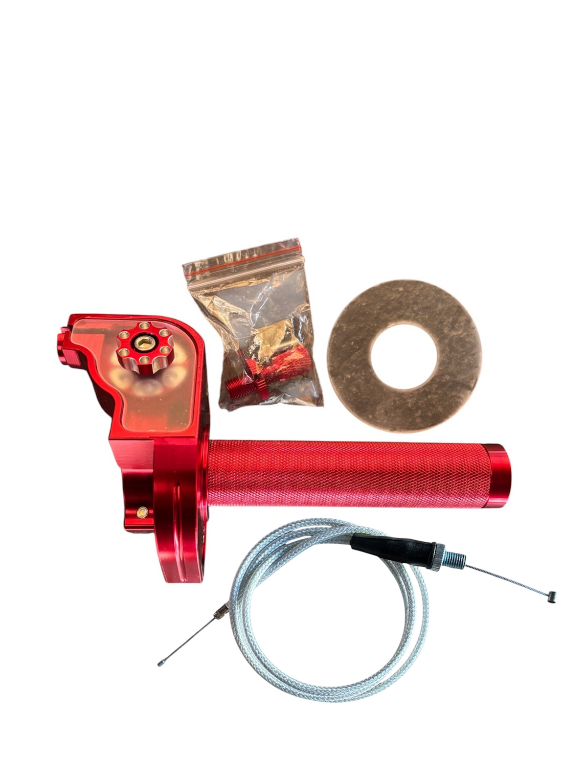 Premium 22mm CNC Pikakaasukahva + Vaijeri